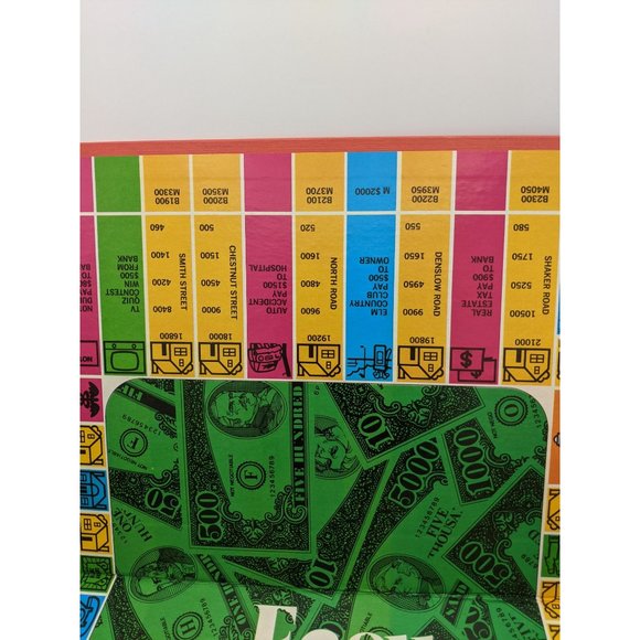 Easy Money 1974 Board Game Replacement Parts Pieces Game Board Red 4620 - Picture 6 of 9